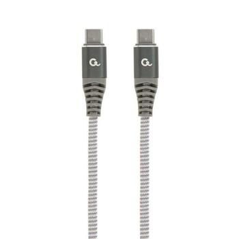 Gembird USB-C PD 1.5M CC-USB2B-CMCM100-1.5M 100 Вт, 1 USB 2.0, USB 2.0 Type-C к Type-C, 1.5 м (CC-USB2B-CMCM100-1.5M)