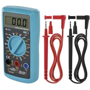 Emos Мультиметр MD-210 M0391N, 20 µA – 10 A, 200–300 V, 200 mV – 300 V, 200 Ohm – 2 MOhm, 3,5 разряда, ручной выбор диапазона (M0391N)