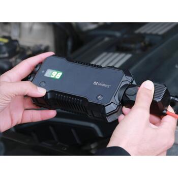 Sandberg Jumpstarter Powerbank 10000 420-98, 10000 мАч, 5V/2A, 9V/2A, USB-A 5V/3A, 12V 2000A, IP65, фонарик (420-98)