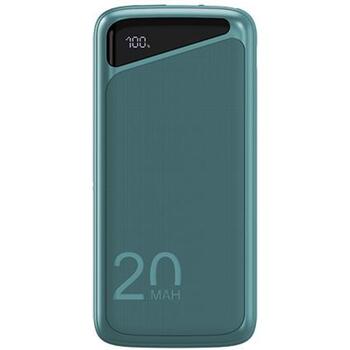 Navitel PWR20 MX Green PWR20 MX Green, 20000mAh, 3.7V, 74Wh, 2xUSB-A, divvirzienu USB-C, mikro-USB (PWR20 MX Green)