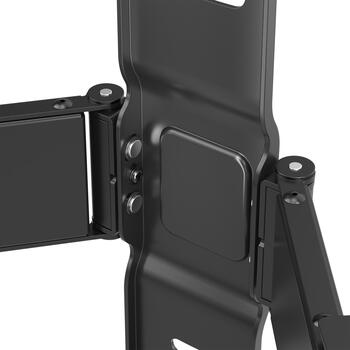 Sbox PLB-79464 televizora kronšteins, 43-90 collas, VESA 100x200-600x400, 50kg, noliecams-grozāms, melns (PLB-79464)