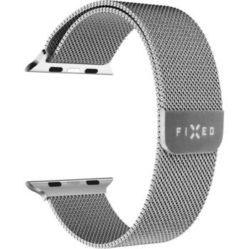 Fixed pulksteņa siksniņa FIXMEST-436-SL, sudraba, nerūsējošais tērauds, Milānas cilpa, magnētiskā aizdare, Apple Watch 38/40/41mm (FIXMEST-436-SL)