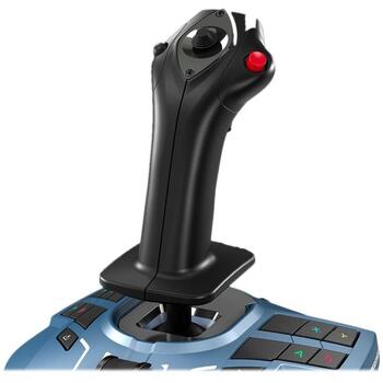 Thrustmaster джойстик TCA Captain Pack X Airbus Edition 4460217, USB, 4 оси, 31 кнопка, PC, Xbox Series X/S, черный, синий (4460217)