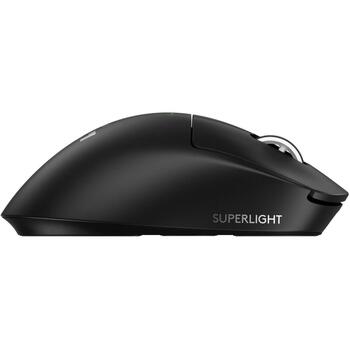 Logitech USB мышь PRO X SUPERLIGHT 910-007357, 44000 DPI, 5 кнопок, 88 G, аккумулятор, черный (910-007357)