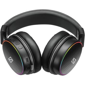 Sandberg Беспроводные наушники 126-42, 10ч, 32Ω, 50мм, Bluetooth 5.1, USB, съемный микрофон, подсветка (126-42)