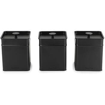 Salter Набор контейнеров BW124571EU7, 1,6л, углеродная сталь, черный, 15x12x12см, легкая очистка (BW124571EU7)