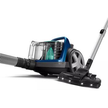 Philips Пылесос FC9557/09, 900 W, 1.5 L ёмкость для пыли, безмешковый, 9 м радиус действия, Allergy H13 фильтр (FC9557/09)