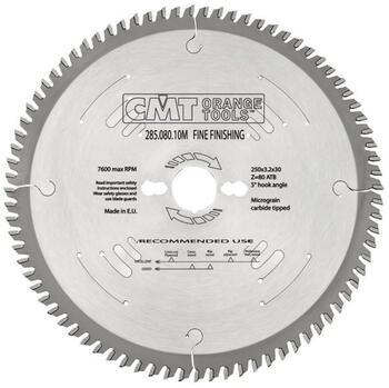 CMT Zāģripa kokam 285.160.48H, 160mm, 20mm, 48 zobi, 2,2mm, 1,6mm, 5°, 15° ATB (285.160.48H)