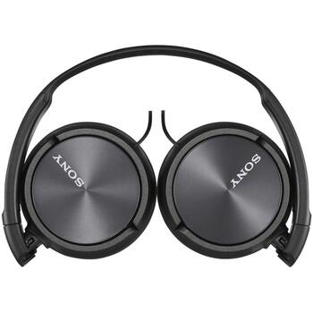 Sony Складные наушники MDR-ZX310 MDRZX310B.AE, 1.2m, 24Ω, 98dB, On-Ear, Черный (MDRZX310B.AE)