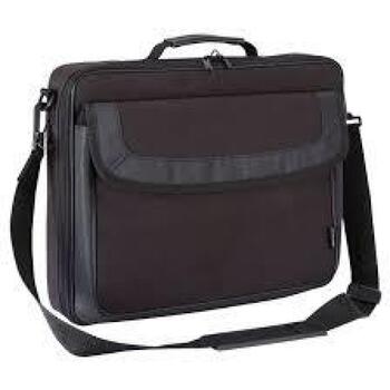 Targus Сумка для ноутбука Classic Clamshell TAR300, 15.6 дюймов, полиэстер, плечевой ремень, портфель, черный (TAR300)