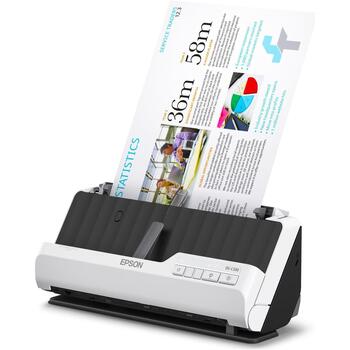 Epson компактный настольный сканер DS-C330 B11B272401, 600 dpi, 3500 сканирований/день, автоматическое дуплексное сканирование (B11B272401)