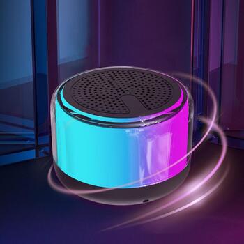 Denver Беспроводная колонка BTP-103 111151010780, 30W, 200g, Bluetooth 5.3, 10m, RGB подсветка, встроенный микрофон (111151010780)