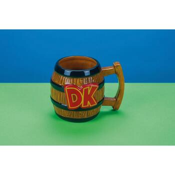Paladone кружка в форме Donkey Kong PP4008NN, 16 × 10 × 12 см, 410 г, коричневая, логотип Donkey Kong (PP4008NN)