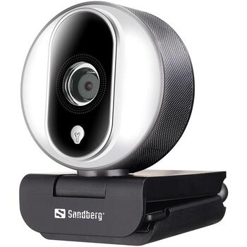 Sandberg Streamer USB веб-камера Pro 134-12, 2 МП, 1920 x 1080 пикселей, 60 fps, USB 2.0, Автофокус, Всенаправленный микрофон (134-12)