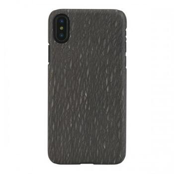 Man&Wood Чехол для смартфона M8021B, 5.8'', Серый, натуральное дерево, поликарбонат, Apple iPhone XS / X (M8021B)