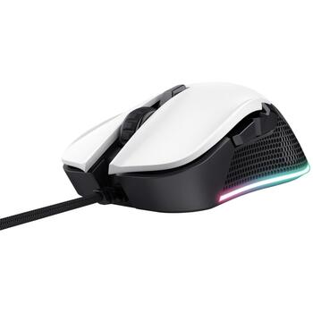 Trust GXT 922 YBAR мышь, 24730, 7200 DPI, 6 кнопок, USB Type-A, RGB подсветка, 2.1m кабель (24730)