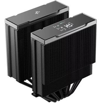 Deepcool procesora gaisa dzesētājs AK620 G2 DIGITAL NYX R-AK620G2-BKNNMN-GJD-1, 57.76 cfm, 2 ventilatori, 2000 RPM, 28.87 dBA (R-AK620G2-BKNNMN-GJD-1)