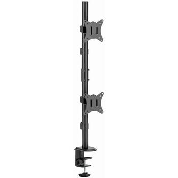 Gembird LCD monitors stiprinājuma roka MA-D2-02, 2 monitori, 17-32'', 9 kg, VESA 75 x 75/100 x 100, melna (MA-D2-02)