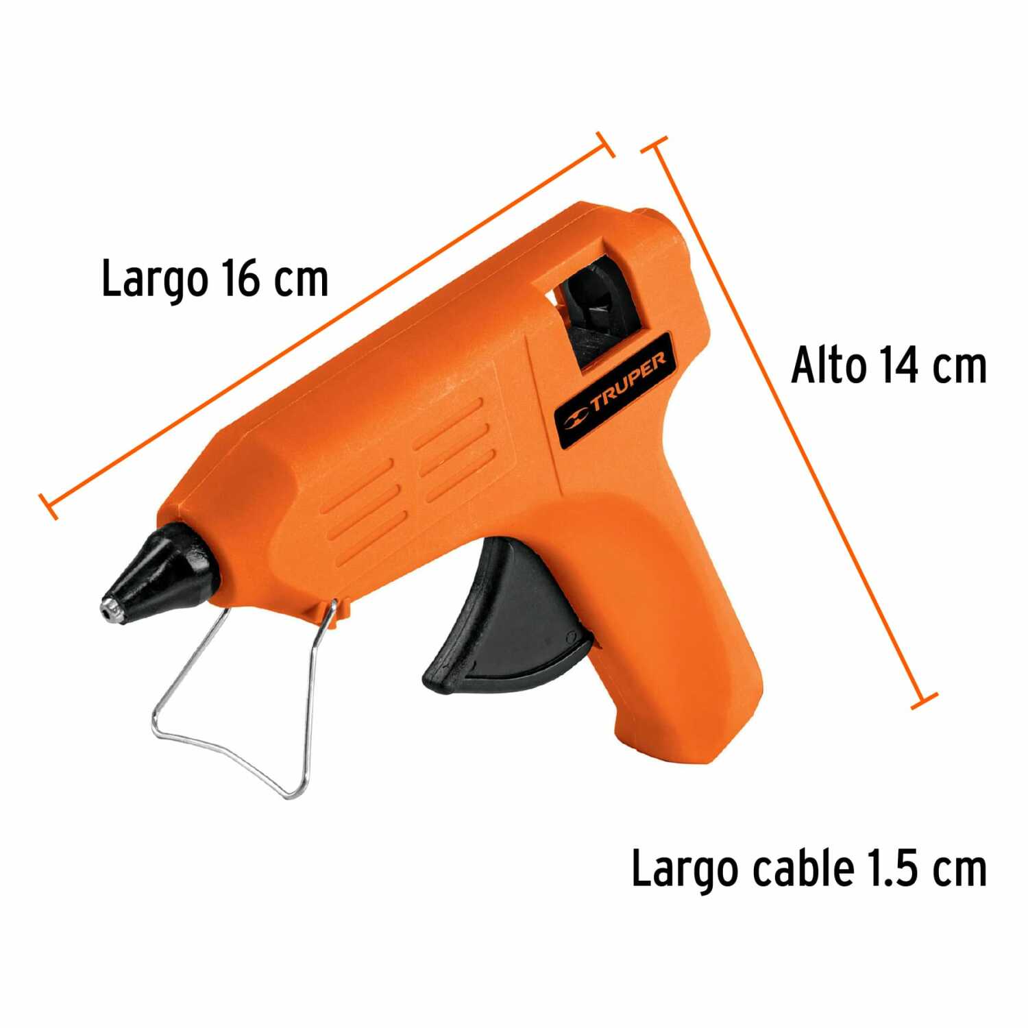 Līmes pistole 25W PIPE-1/2-2 TRUPER (PIPE-1/2-2)