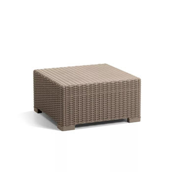 Keter California садовый столик 29194146587, 68x68x35см, 5,6кг, синтетическая смола, устойчив к УФ (29194146587)
