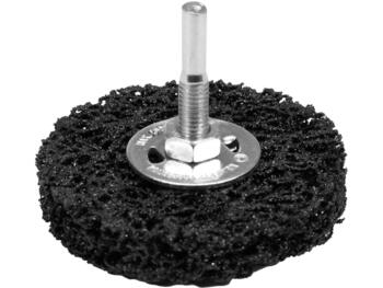 Yato disku birste YT-47801, 75mm, 6mm, 4500 min⁻¹, silīcija karbīds, stieples stiprinājums, neausts audums (YT-47801)