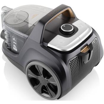 ETA пылесос Grande Animal ETA222390000, 850 W, 3.2 L, без мешка, черный/золотой, HEPA фильтр, турбо щетка (ETA222390000)