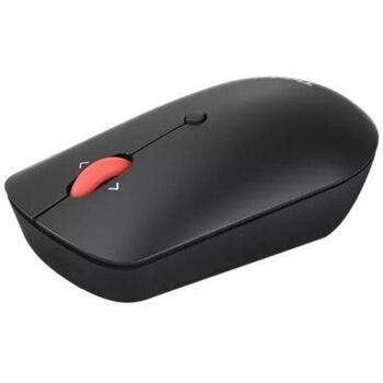 Lenovo ThinkPad USB-C bezvadu kompakta pele 4Y51D20848, 2.4 GHz, 4 pogas, 2400 dpi, optiskā sensoru, ambidextrous dizains (4Y51D20848)