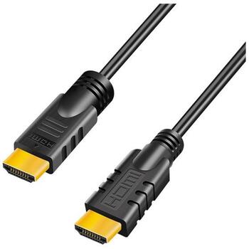 Logilink HDMI кабель CHA0025, 25м, активный, HDMI-HDMI, 4K, Ethernet, позолоченные контакты, черный (CHA0025)