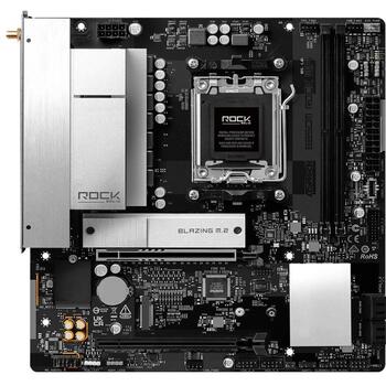 Mainboard|ASROCK|AMD B850|Socket AM5|micro ATX|RAM DDR5-SDRAM|2xSlots|Wi-Fi Yes|Bluetooth Yes|1xNumber of M.2 (M) slots|B850MROCKWIFI (B850M ROCK WIFI)