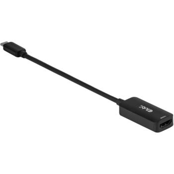 Club3D CAC-2505 USB-C-HDMI adapteris, 8K60Hz, DP Alt Mode, HDCP 2.3, DSC1.2a, 0.12m, melns (CAC-2505)