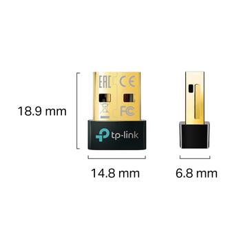 TP-Link UB5A Bluetooth 5.3 Nano USB-адаптер USB 2.0 0.58×0.27×0.74 in Белый (UB5A)