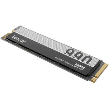 Lexar NM990 4 TB M.2 PCI Express 5.0 NVMe LNM990X004T-RNNNG, 4000 GB, 14000 MB/s, 11000 MB/s, 3000 TBW, 2000000 IOPS, 1500000 IOPS (LNM990X004T-RNNNG)