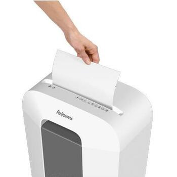Fellowes Шредер 100110064 9 листов, 4 x 37 мм, 17 Л, Кросс-резка, Защита от случайного включения, 5 минут работы (100110064)
