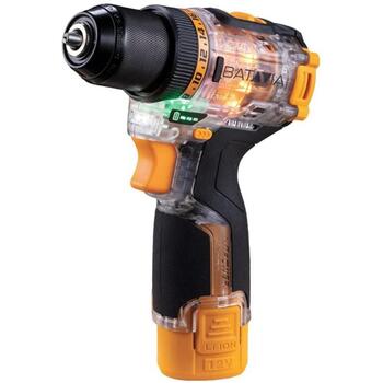 Batavia Fusion Drill 7065015, 12V бесщеточная дрель-шуруповерт, 0-450/0-1900 об/мин, 35 Н·м, 0,8-10 мм, 2 скорости (7065015)