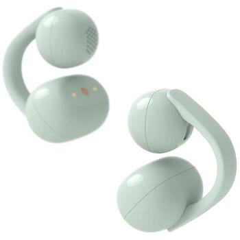 Sony Наушники LinkBuds WF-LC900 Clip, Bluetooth 5.3, 20-20000Гц, открытый тип, аккумулятор, водоотталкивающий (WFLC900G.CE7)