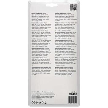 Emos Токовый мультиметр MD-410C M0400, 400A AC, 400A DC, 4-600V AC, 400mV-600V DC, 400Ω-40MΩ, автоматический диапазон (M0400)