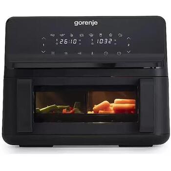 Gorenje karstā gaisa friteris AF2700BP, 2700 W, 9 l, melns, 8 programmas, elektroniska kontrole ar LED displeju (AF2700BP)