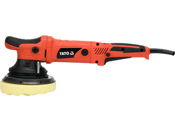 Yato YT-82200 ekscentriskais pulētājs, 720W, 150mm, 2100-5000 apgr./min, 5m, 2.2kg, M8, IP20, mīkstais starts (YT-82200)