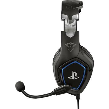 Trust наушники GXT 488 Forze PS4, 50 мм, 1.2 м, 32 Ω, закрытая акустика, шумоподавление, складной микрофон (23530)