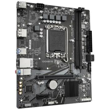 Gigabyte Mātesplate H610M K V2, Intel Core 14th, 2 DIMM DDR5, 1xPCIe 3.0 M.2, 1GbE LAN, USB 3.2 Gen 1 (H610M K V2)