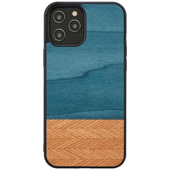 Man&Wood чехол M8731B, 6.7 дюйма, синий, дерево, поликарбонат (M8731B)