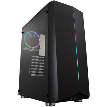 FSP CMT151, ATX korpuss, 2xUSB3.0, 2xUSB2.0, 7 sloti, 2xHDD, 2xSSD, 120mm ventilators, 315mm GPU, 160mm CPU (CMT151)