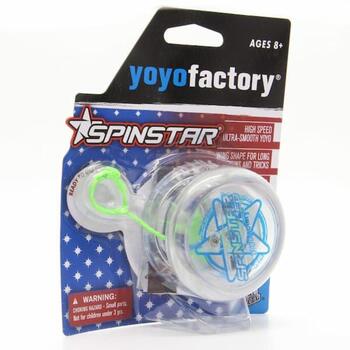 YoYoFactory YO-YO SPINSTRAR YO 651, 60,5г, 37,7мм, 58,8мм, поликарбонат, светодиод, светится в темноте, синий, 2xLR41 (YO 651)