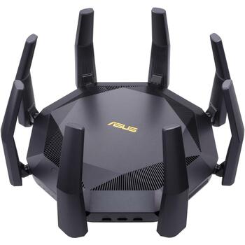 Asus беспроводной маршрутизатор RT-AX89X 6000Mbps, 8 антенн, 8 LAN портов, 2x10G порта, Wi-Fi 6, AiProtection Pro (RT-AX89X)