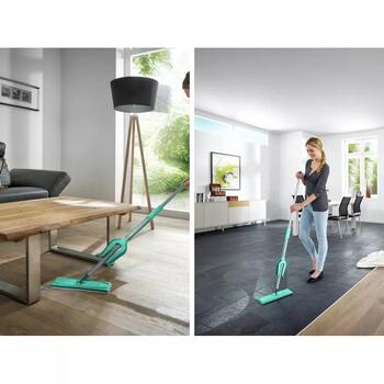 Leifheit Picobello M micro duo 1056553, grīdas birste, 33cm, 360° grozāma, MicroDuo lupata, mazgājama 40°C (1056553)
