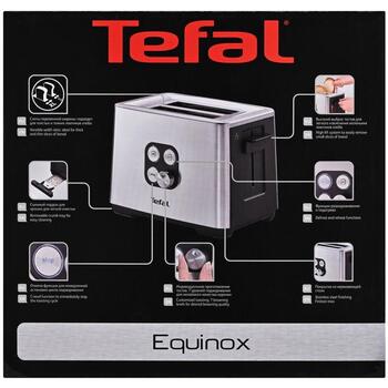 Tefal Tosteris TT420D30, 900W, 2 šķēles, 7 grauzdēšanas līmeņi, augsta pacelšanas funkcija, atkausēšanas funkcija (TT420D30)