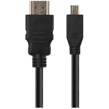 Emos Высокоскоростной HDMI 2.0 кабель A–D S10103, 1,5 м, 18 Гбит/с, 4K, Ethernet, ARC, поддержка 3D (S10103)