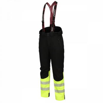 Pesso Hi-vis зимний полукомбинезон BARNABI_HVMS, 1.14кг, 100% полиэстер, 300D OXFORD, EN ISO 20471 1 класс (BARNABI_HVMS)