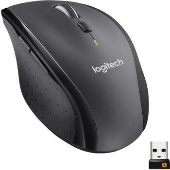 Logitech USB datorpele M705 910-006034, 1000DPI, 5 pogas, RF bezvadu, 10m bezvadu diapazons, ergonomisks dizains (910-006034)