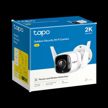Tp-Link TC65, уличная Wi-Fi камера, 3MP, 2304x1296px, 15fps, H.264, 2.4GHz, IP66, 30m ночное видение, 512GB microSD (TC65)